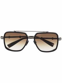 Balmain Eyewear солнцезащитные очки в квадратной оправе