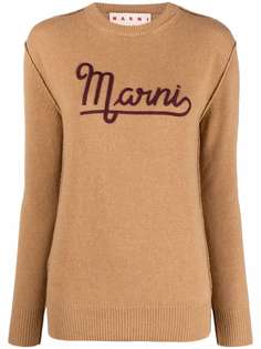 Marni джемпер с логотипом