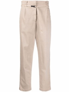 Brunello Cucinelli укороченные брюки прямого кроя