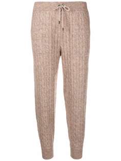 Brunello Cucinelli спортивные брюки в рубчик