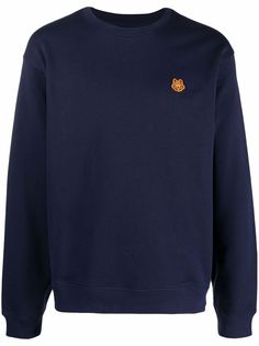 Kenzo толстовка с нашивкой Tiger