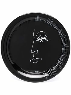 Fornasetti металлический поднос с принтом