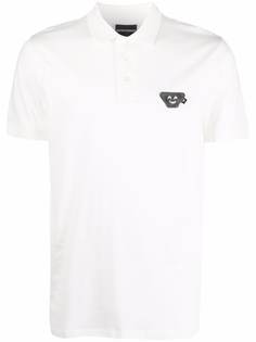 Emporio Armani рубашка поло с нашивкой