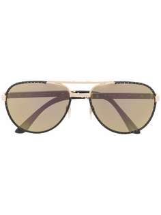 Chopard Eyewear солнцезащитные очки-авиаторы с узором