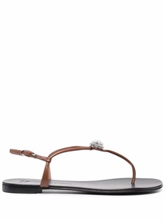 Giuseppe Zanotti сандалии с кристаллами