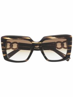 Balmain Eyewear солнцезащитные очки LA Royale в массивной оправе