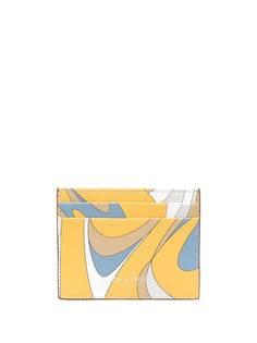 Emilio Pucci картхолдер с абстрактным принтом