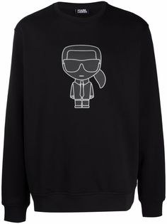 Karl Lagerfeld толстовка K/Ikonik с отделкой в рубчик