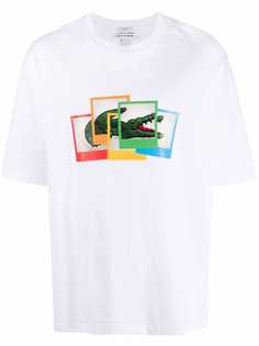 Lacoste футболка с графичным принтом из коллаборации с Polaroid