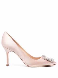 Manolo Blahnik туфли-лодочки Hanisi 90 с заостренным носком