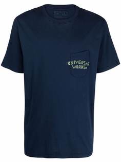 Universal Works футболка из органического хлопка с логотипом