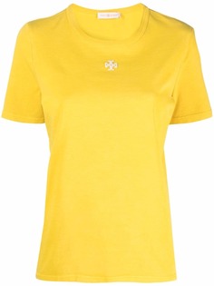 Tory Burch футболка с нашивкой-логотипом