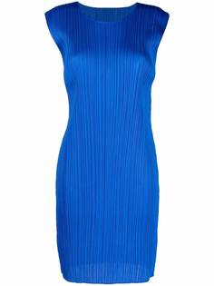 Pleats Please Issey Miyake плиссированное платье миди