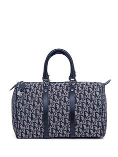 Christian Dior сумка-тоут Boston pre-owned с узором Trotter