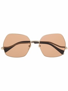 Gucci Eyewear солнцезащитные очки в массивной оправе