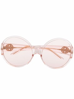 Gucci Eyewear солнцезащитные очки в круглой оправе