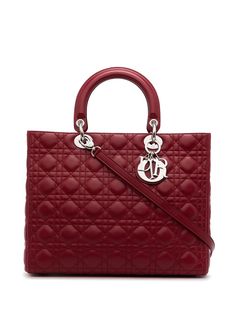 Christian Dior сумка Lady Dior Cannage pre-owned
