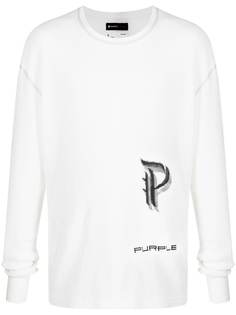 Purple Brand футболка с длинными рукавами и логотипом