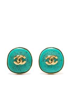 Chanel Pre-Owned серьги 1996-го года с логотипом CC