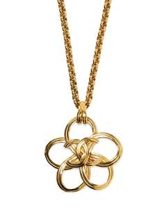 Chanel Pre-Owned колье 1996-го года с логотипом CC