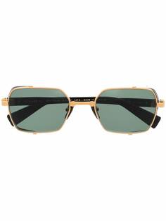 Balmain Eyewear солнцезащитные очки в прямоугольной оправе