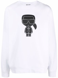 Karl Lagerfeld толстовка K/Ikonik с отделкой в рубчик