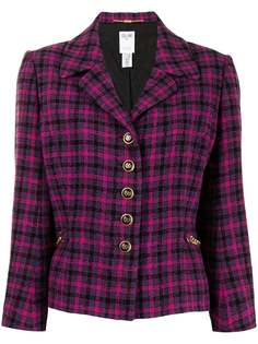 Céline Pre-Owned двубортный пиджак pre-owned с заостренными лацканами