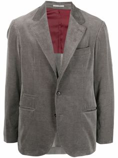 Brunello Cucinelli однобортный пиджак строгого кроя