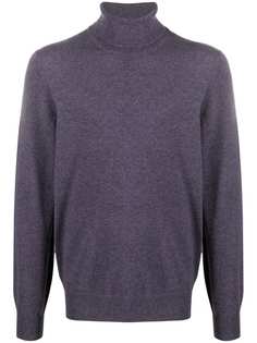 Brunello Cucinelli кашемировый джемпер с отделкой в рубчик
