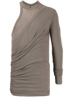 Rick Owens футболка с одним рукавом