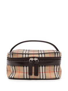 Burberry Pre-Owned косметичка в клетку House Check