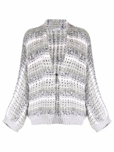 Brunello Cucinelli кашемировый кардиган с пайетками