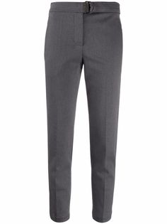 Brunello Cucinelli укороченные брюки с поясом
