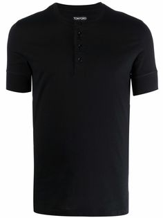TOM FORD футболка Henley узкого кроя