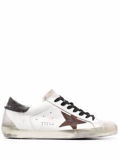 Golden Goose кеды Superstar с эффектом потертости