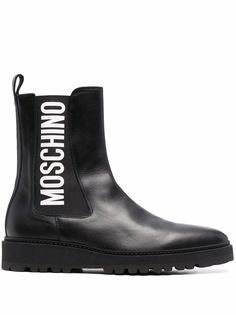 Moschino ботинки челси с логотипом