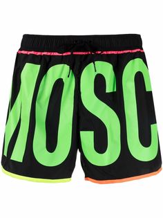 Moschino плавки-шорты с логотипом