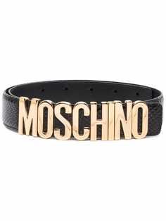 Moschino ремень с пряжкой-логотипом