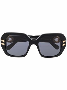 Stella McCartney Eyewear солнцезащитные очки в массивной оправе