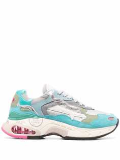 Premiata multi-panel lace-up sneakers