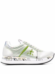 Premiata multi-panel lace-up sneakers