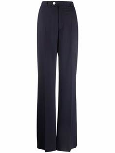 Ports 1961 pressed-crease wool flared trousers