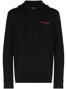 True Religion logo-print hooded sweatshirt