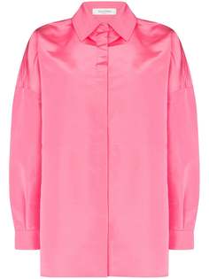 Valentino VALENTINO CLLR LS OVERSIZE FAILLE SHIRT