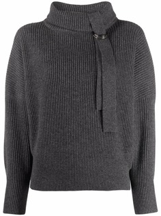 Brunello Cucinelli кашемировый джемпер с высоким воротником