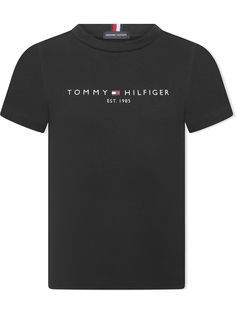 Tommy Hilfiger logo-print cotton T-shirt