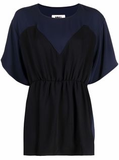 MM6 Maison Margiela two-tone short-sleeved top