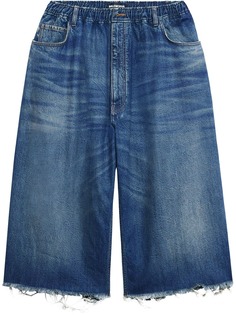 Balenciaga укороченные широкие джинсы