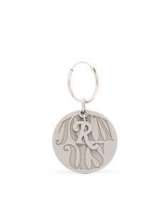 Raf Simons Join Us circular charm single earring