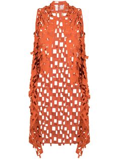 Rundholz laser-cut sleeveless jacket